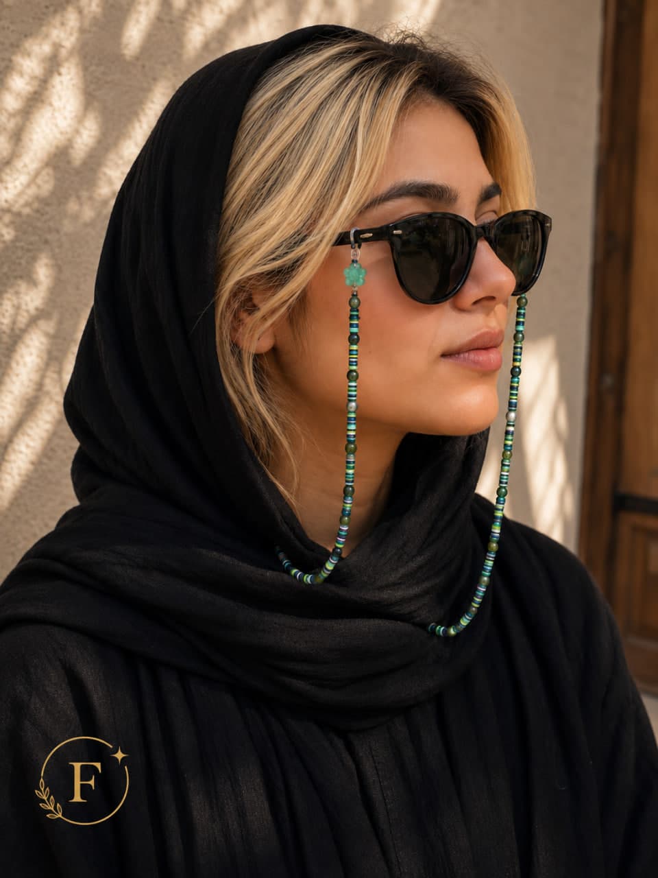 زنجیر عینک سبز فانورا